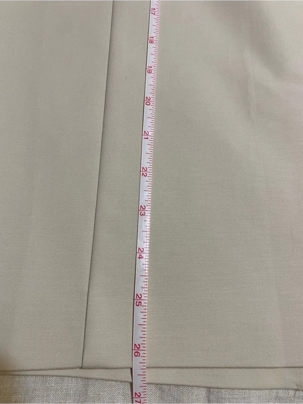 Ann Taylor Cream Pencil Skirt